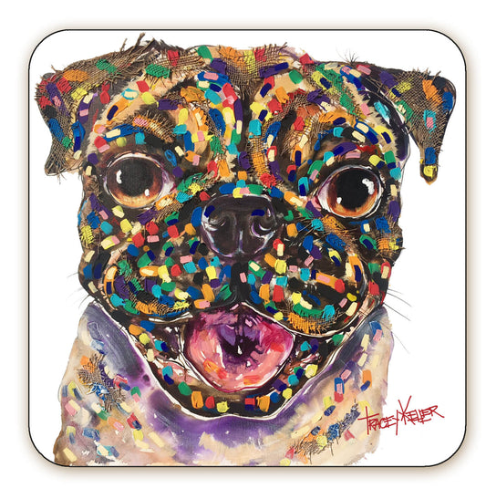 Pugalicious Coaster
