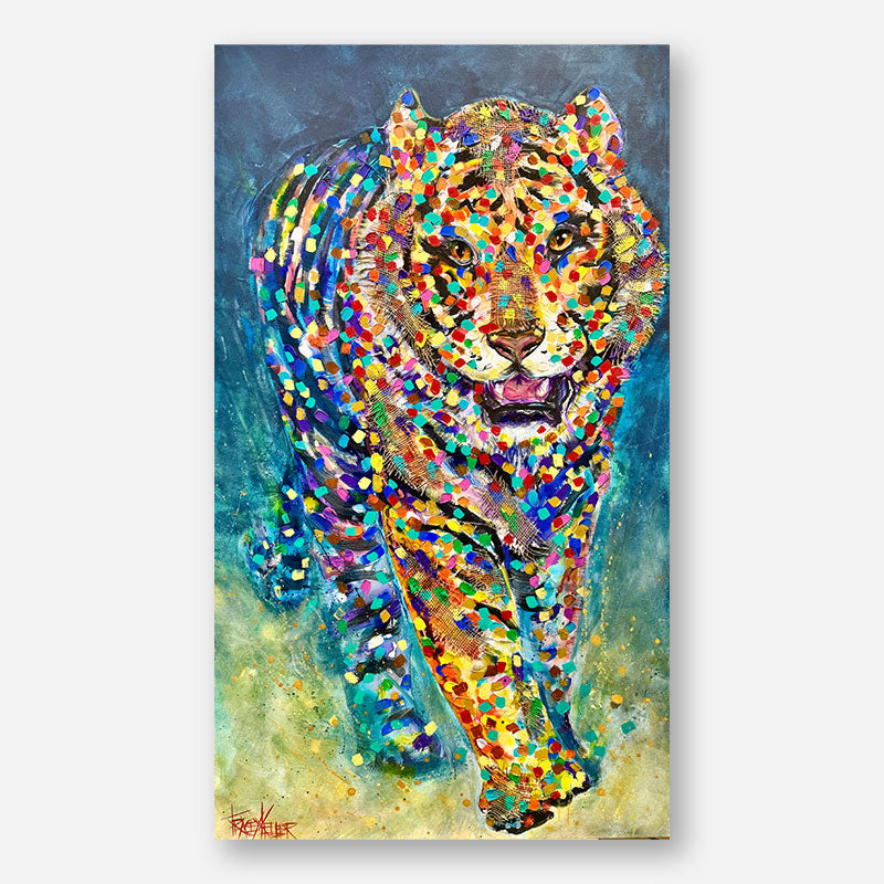 Rainbow Majesty | Tiger Original Painting