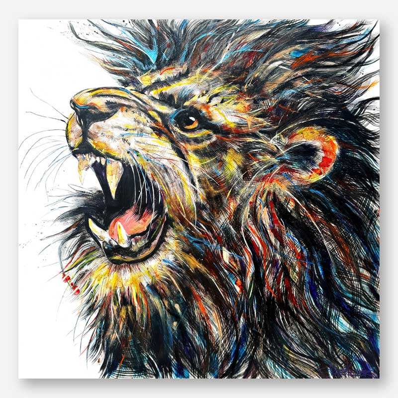 Roar | Lion Original Painting
