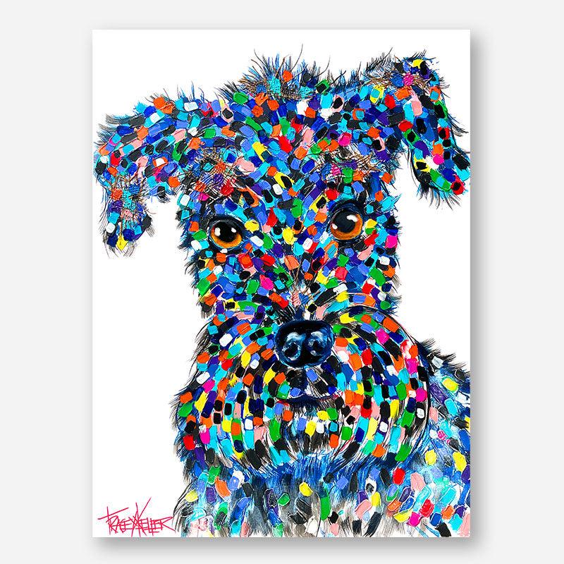 Schnauzer Love! Hand Finished Limited Edition