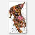 Load image into Gallery viewer, Sheer Puppy Joy | Dachshund Hand Finished Limited Edition
