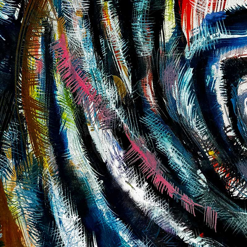 Skyline Stripes Original Painting
