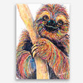 Load image into Gallery viewer, Sloth Canvas Print
