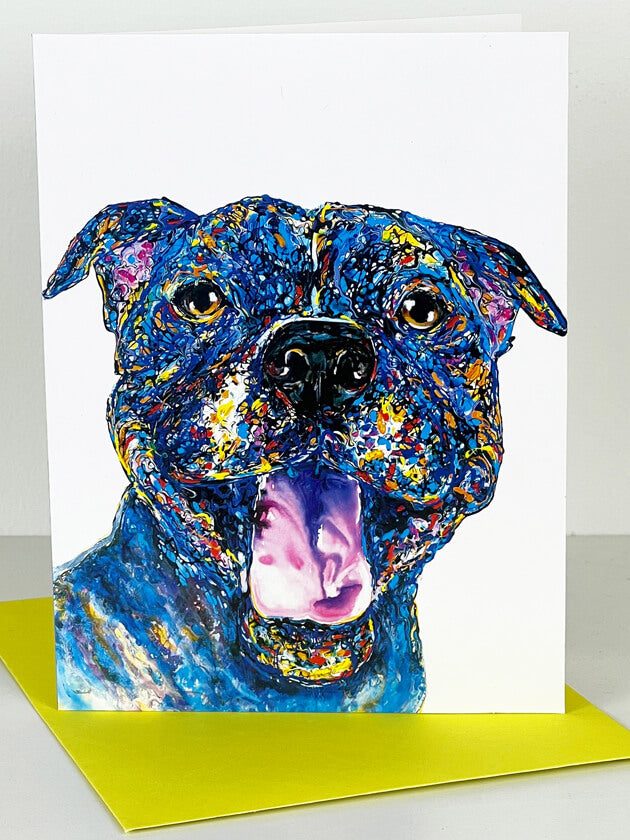 Staffy Card