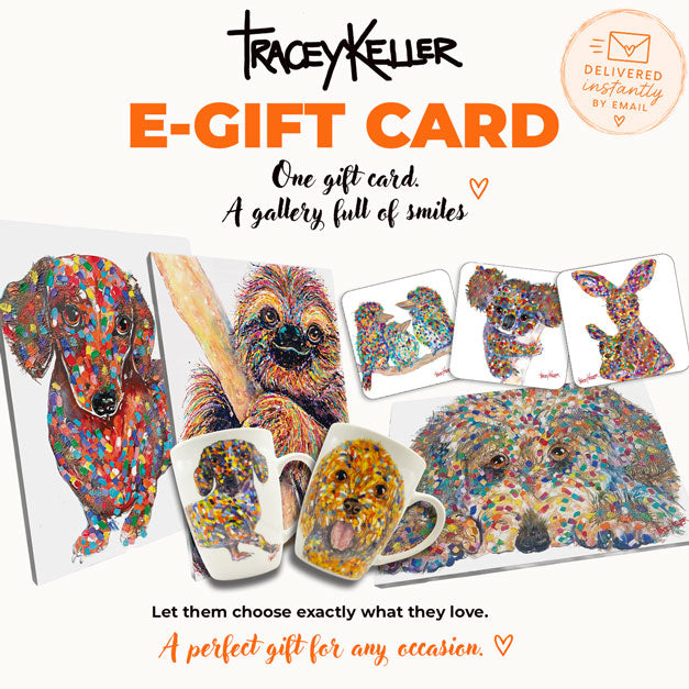 Give a Tracey Keller E-Gift Card