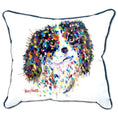 Load image into Gallery viewer, Tri-Coloured King Charles Indoor/Outdoor Cushion Cover
