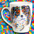 Load image into Gallery viewer, Tri-Coloured King Charles Mug
