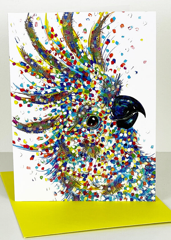 White Cockatoo Card