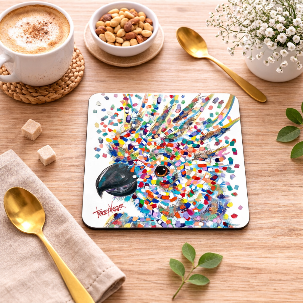 White Cockatoo Coaster