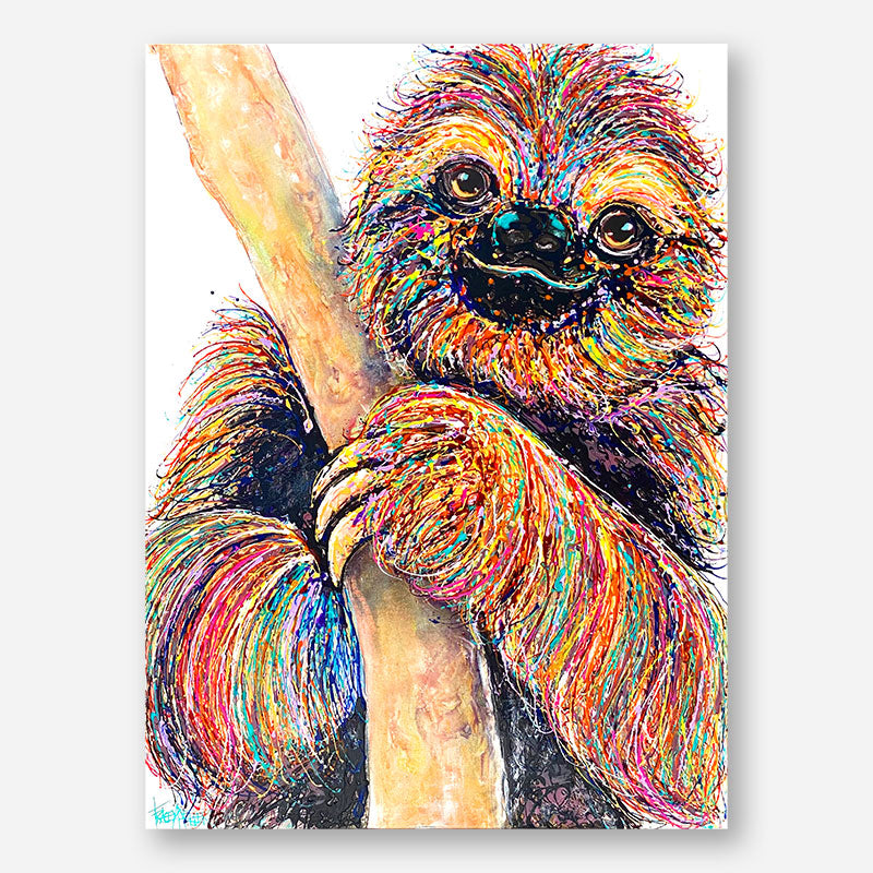 Why Are Sloths Slow? Hand Finished Limited Edition