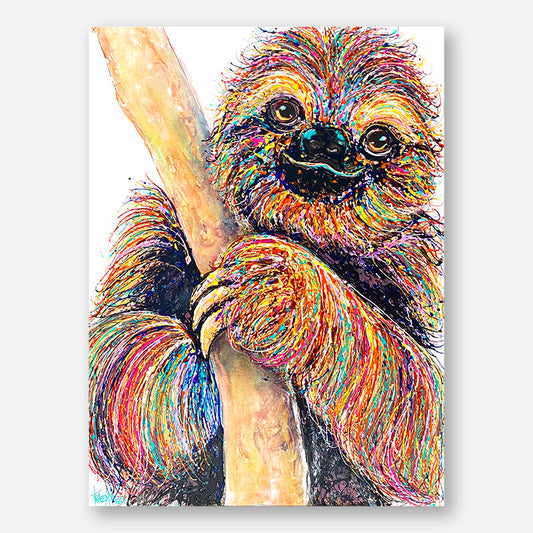 Why Are Sloths Slow? Hand Finished Limited Edition