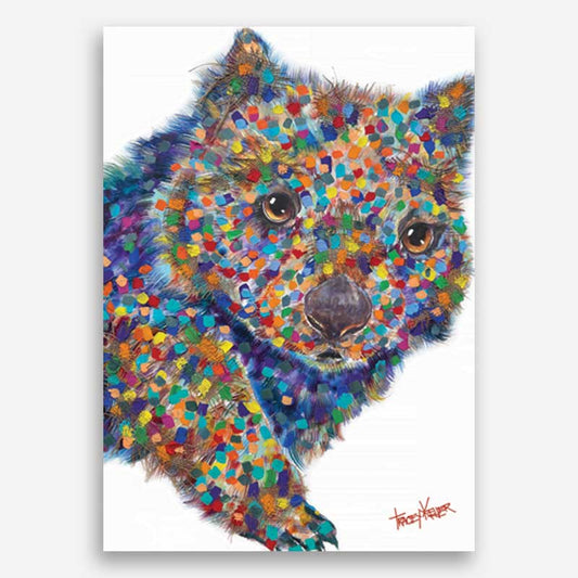 Walking Wombat Canvas Print