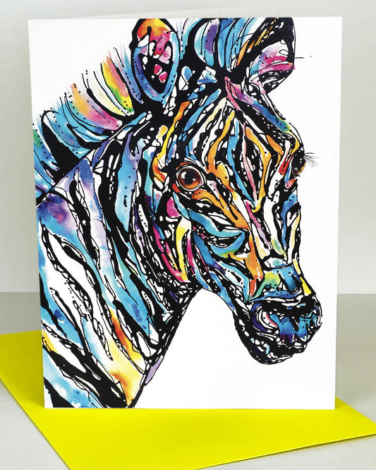 Zebra in  Flow Card