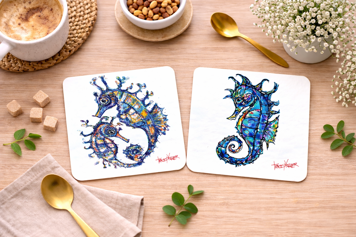 Seahorses Coaster