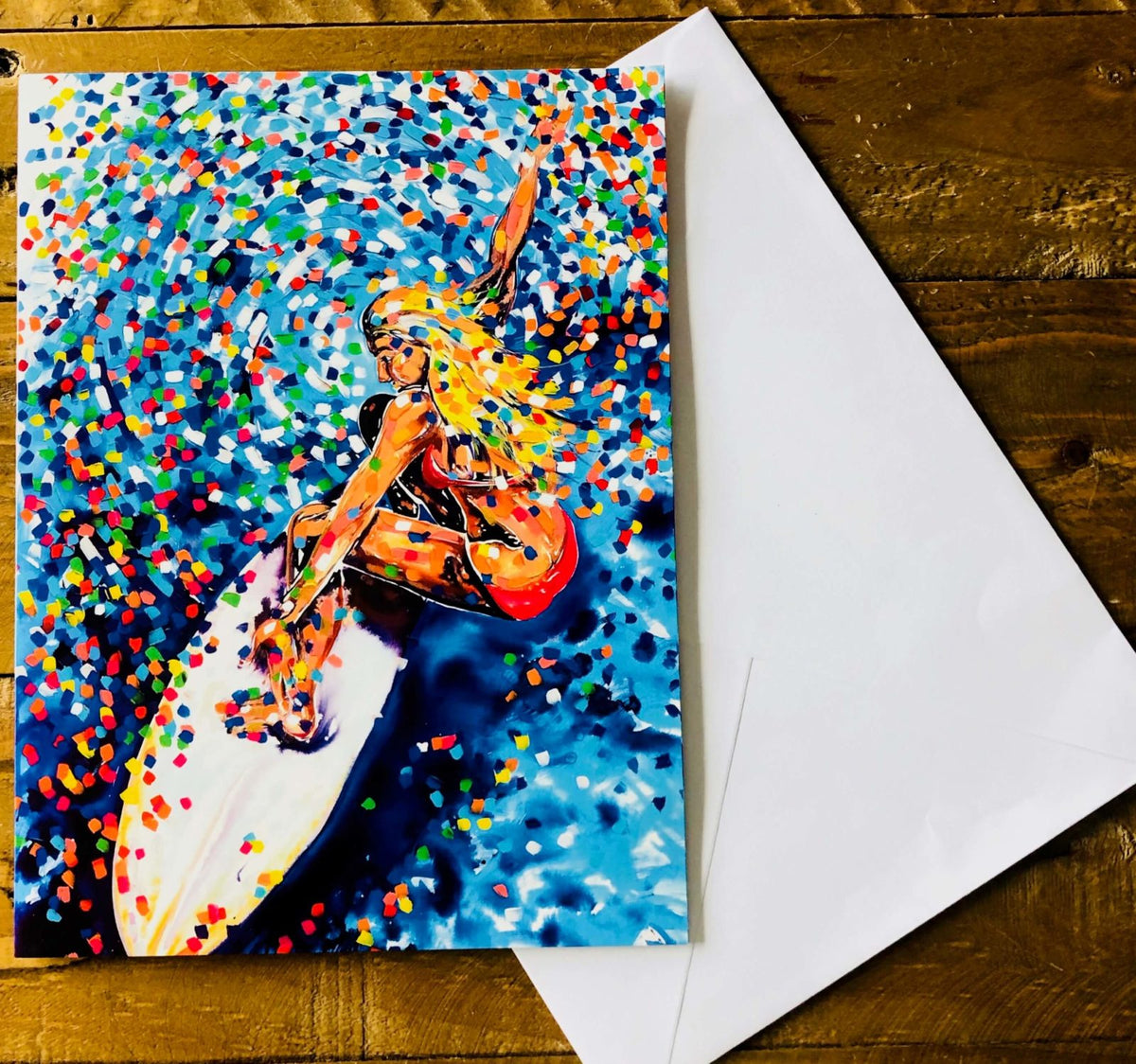Surfer Girl Card