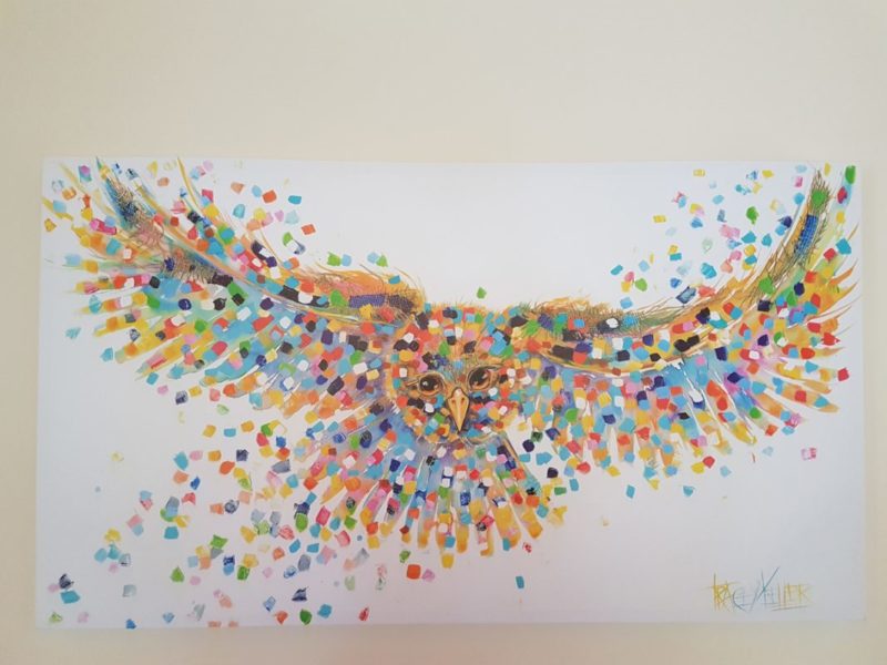 Tracey Keller Flying Owl Print