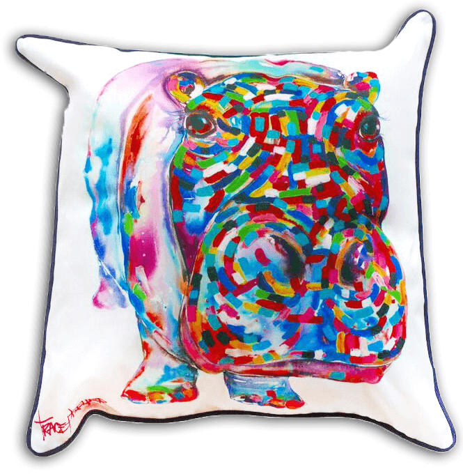 Hippo Indoor/Outdoor Cushion Cover