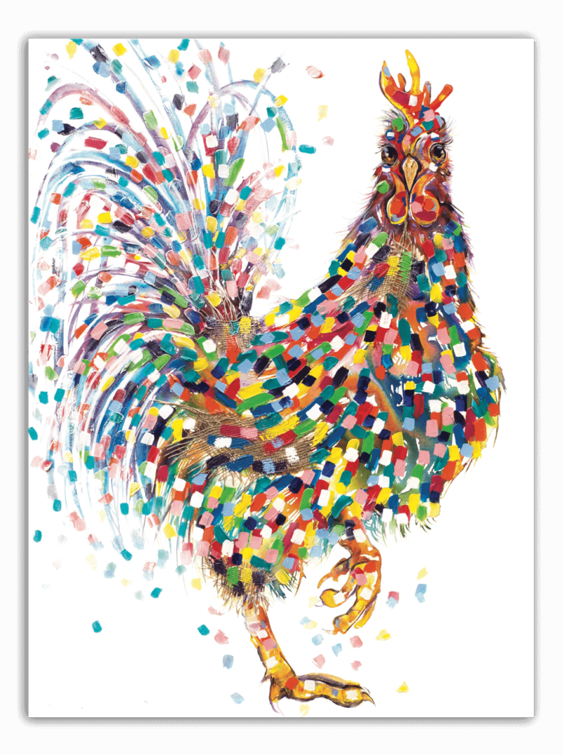 Rooster Card