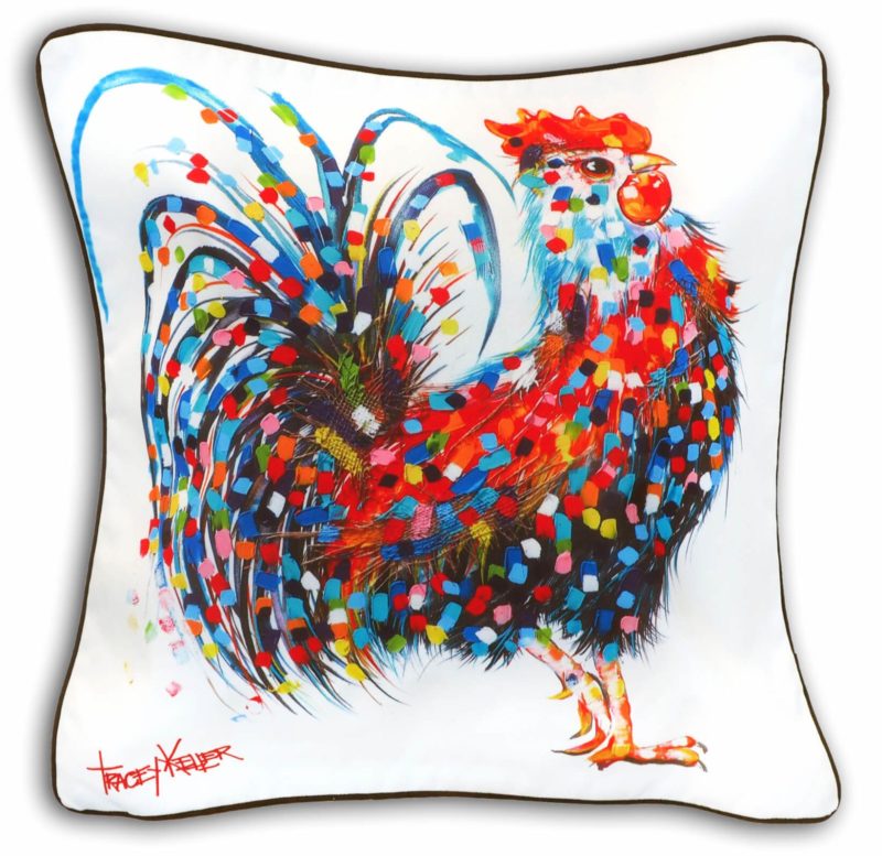 Rooster Indoor/Outdoor Cushion Cover