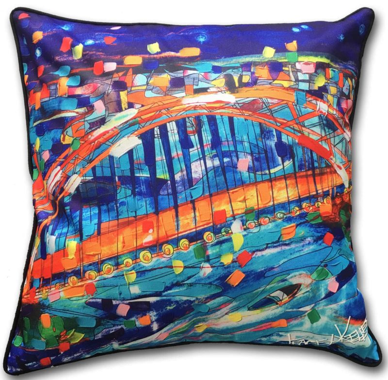 Sydney Bridge Night Indoor/Outdoor Cushion Cover