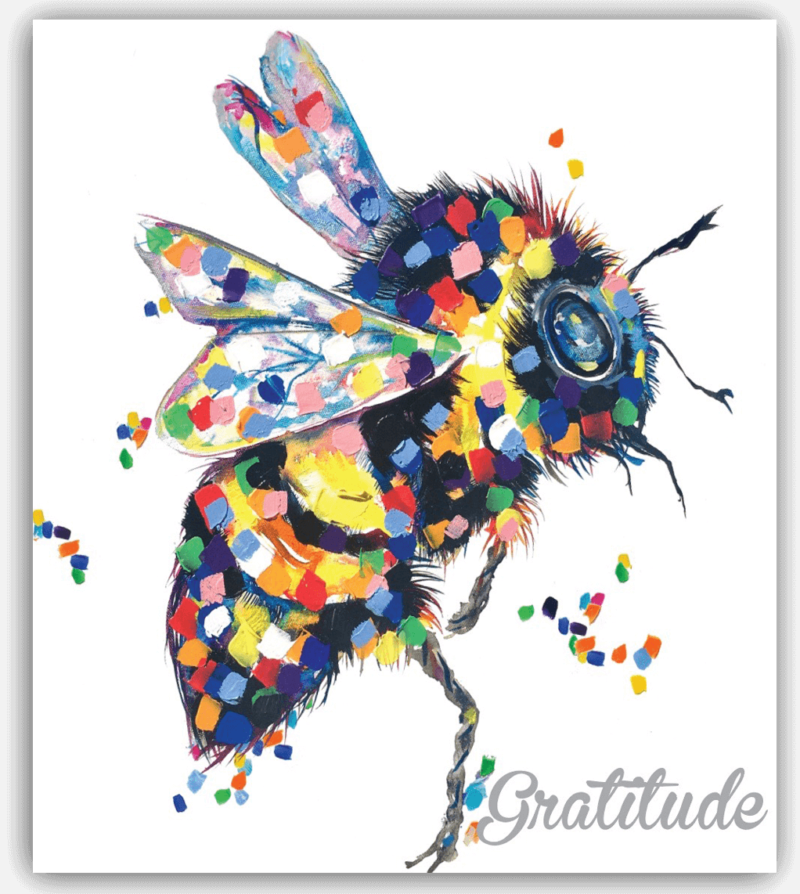 B1G1 Gratitude Bee Card