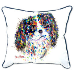 Tri-Coloured King Charles II Indoor/Outdoor Cushion Cover