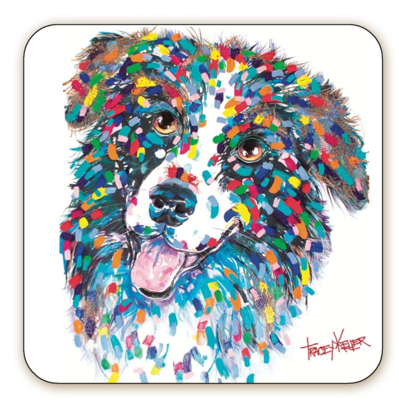 Another Border Collie Coaster
