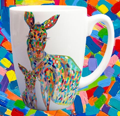 kangaroo 2 mug