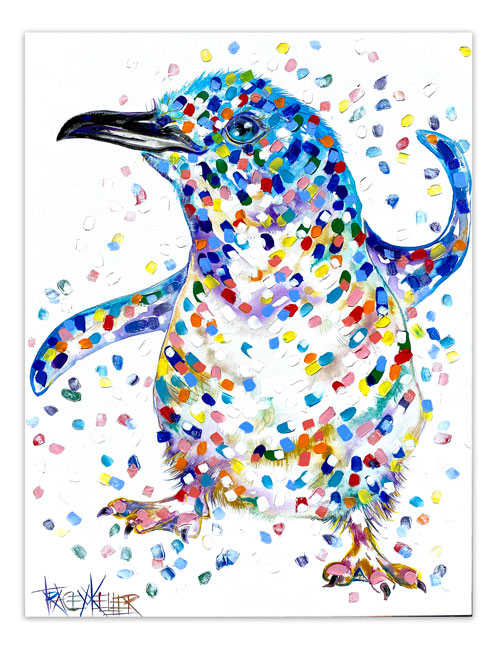 The-Little-Blue-Superstar-Fairy-Penguin-Painting