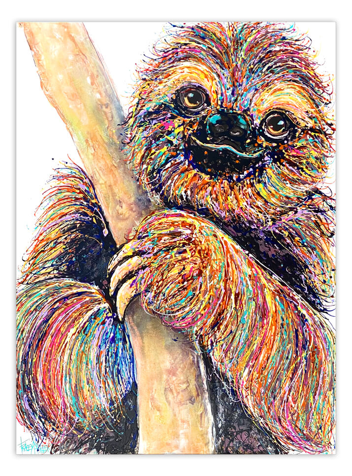 Why Are Sloths Slow? Hand Finished Limited Edition