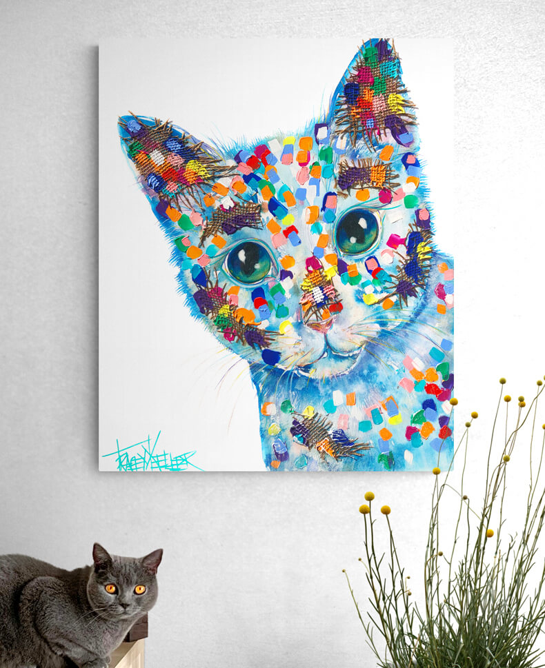 Cat-titude Hand Finished Limited Edition
