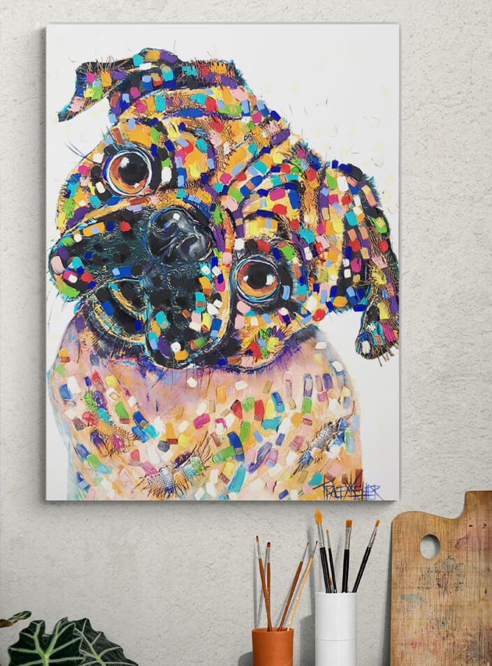 Pug Hand Finished Limited Edition