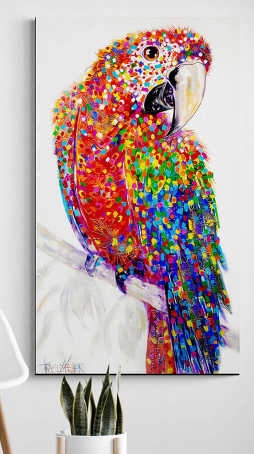Coco-Macaw-Painting-Styling