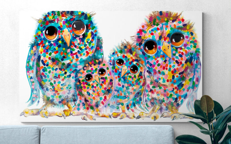 The Owl Fam Painting