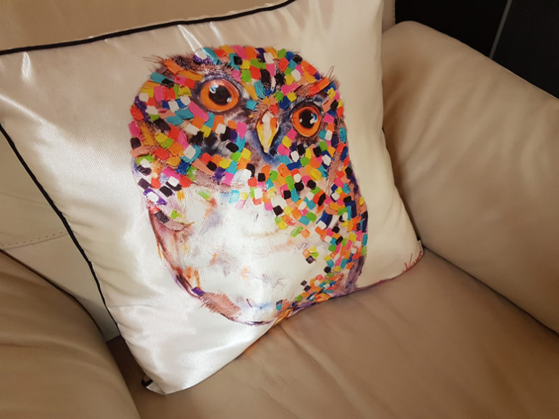 Tracey Keller Owl Cushion Cover