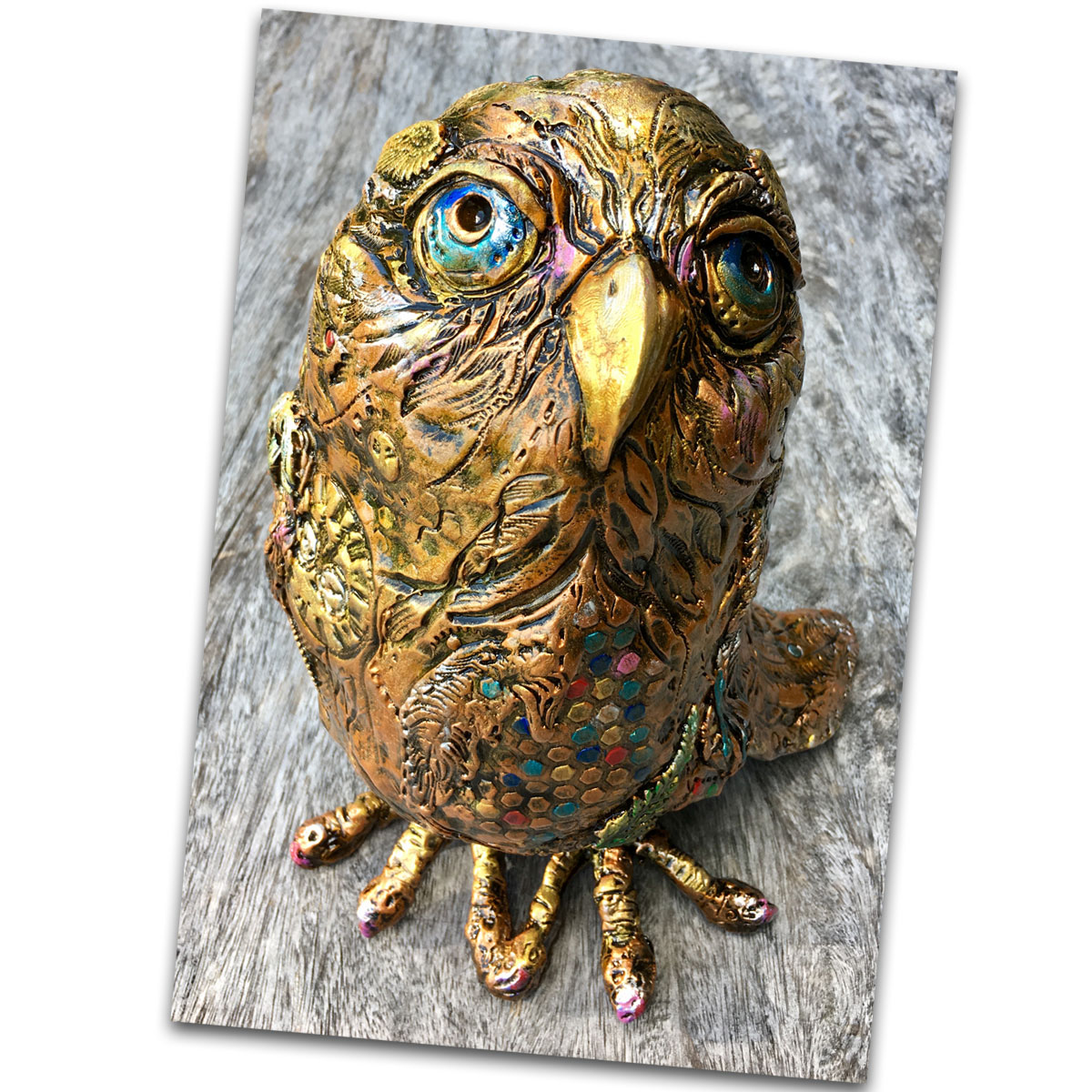 Tracey Keller Carly Owl Sculpture