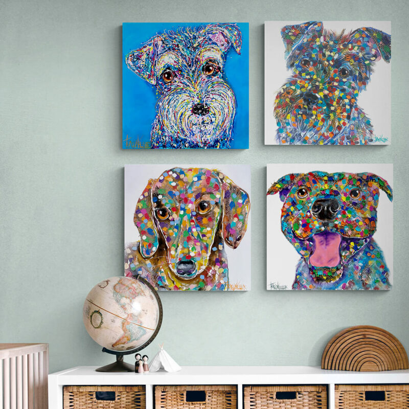 Dog Paintings Tracey Keller