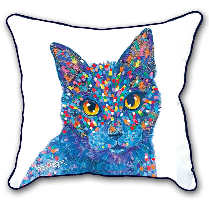 Luna Cat Indoor/Outdoor Cushion Cover