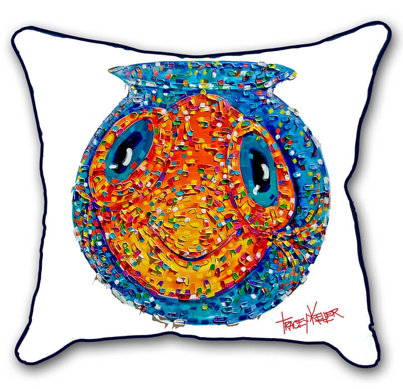 That Famous Fish Indoor/Outdoor Cushion Cover