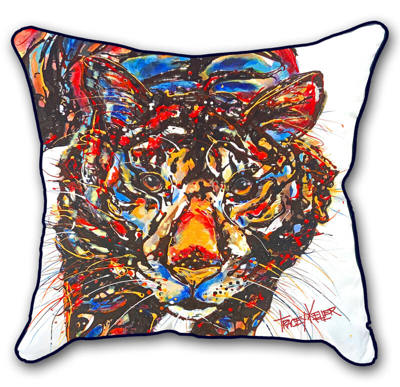 Tiger Flow Cushion Cover
