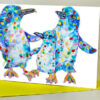 little blue penguins card