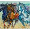 Harmony of Riches | 3 Horses Hand Finished Limited Edition